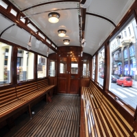 Historic tram in Praha