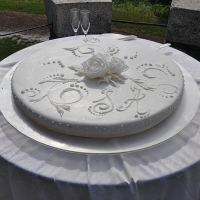 White Wedding Cake