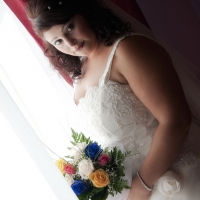 Bride at the window